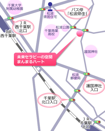 まんまるハート地図